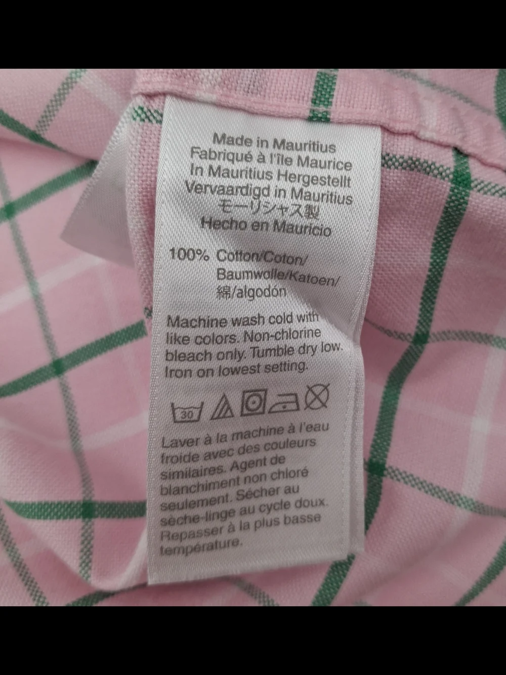 J.Crew Slim Pink Windowpane Button-Down Shirt